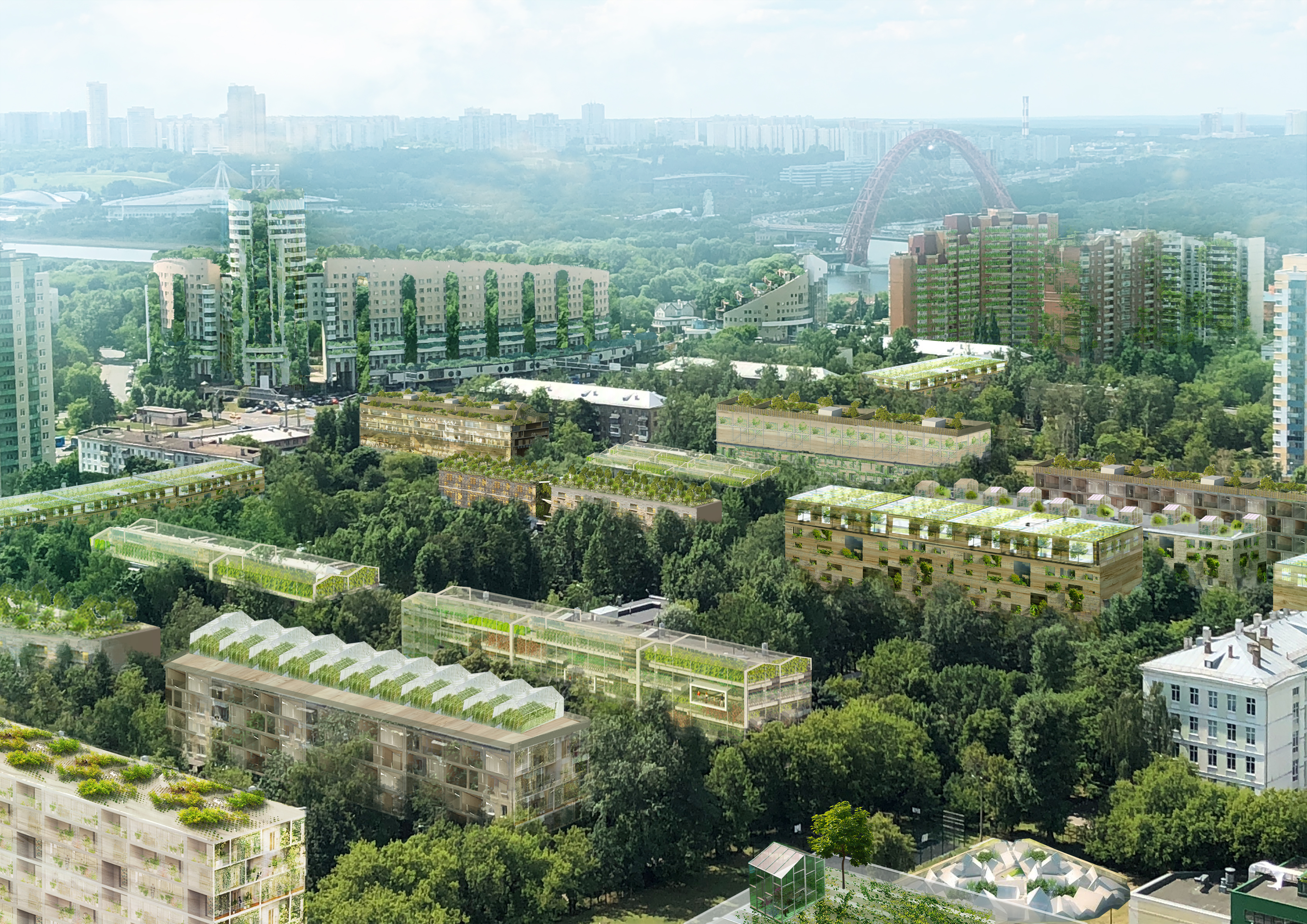 Green москва. Москва 2050. Высотка Москва зеленый Краснобогатырская. Москва 2050 застройка. Будущее Москвы 2050.